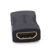 De Tech Adapter HDMI female - HDMI female black (B17106)