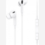 USAMS earphones με μικρόφωνο EP-41, USB Type-C, 10mm, 1.2m, λευκά | SJ452HS01