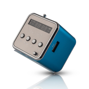 FOREVER Radio speaker MF-100 Portable, FM Radio, LCD, TF Card Slot, blue