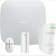Ajax Systems StarterKit Λευκό Ασύρματο Σύστημα Συναγερμού με Ανιχνευτή Κίνησης, Αισθητήρα Πόρτας
