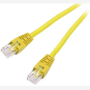 GEMBIRD cable kat.6 UTP Patch cord, yellow, 0.25 m