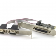PCI-E to Serial + Parallel port-17474
