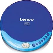 Lenco CD-011 blue Φορητό CD player Discman μπαταρίας με ακουστικά