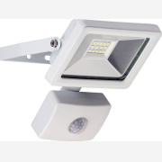 59082 LED OUTDOOR FLOODLIGHT WITH MOTION SENSOR WHITE 10W 830lm (59082)