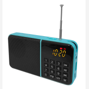 Powertech PT-997 Φορητό Ραδιόφωνο Επαναφορτιζόμενο με USB Μπλε