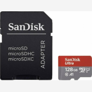 Sandisk Ultra microSDXC 128GB Class 10 U1 A1 with Adapter Mobile
