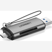 Ugreen 2-in-1 USB 3.0 / USB-C Card Reader (50706) (UGR50706)