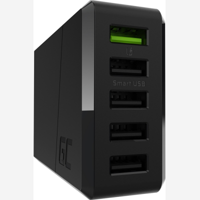 Green Cell 5x USB Charging Station Μαύρο 52W (CHARGC05)