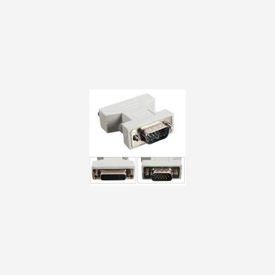 POWERTECH Adapter VGA 15pin male σε DVI-I 24+5 F,  συμβατό και με 24+1