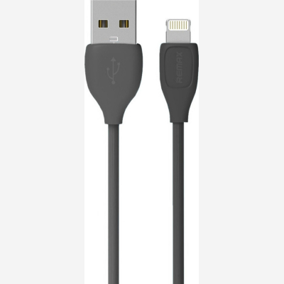 Remax RC-050i (Lesu) Μαύρο 1.0m, Καλώδιο Regular USB to Lightning 1.3A charging Retail