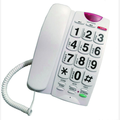 Σταθερό Ψηφιακό Τηλέφωνο Noozy Phinea N27 με Μεγάλα Πλήκτρα, Ανοιχτή Ακρόαση και Πλήκτρο Άμεσης Ανάγ