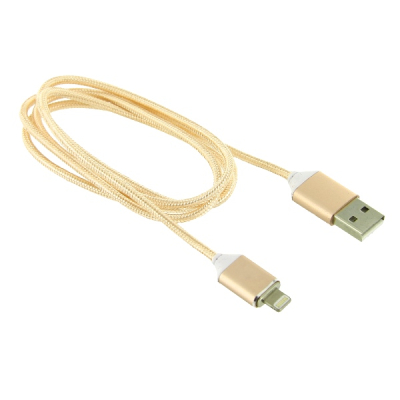 OEM Magnetic USB Lightning Cable 1m for iPhone gold
