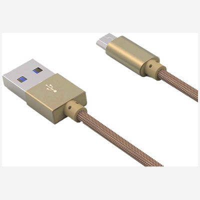LDNIO LS08,USB 2.0 to Micro USB Data/Charge Cable 1m, Gold High Quality ,BLISTER