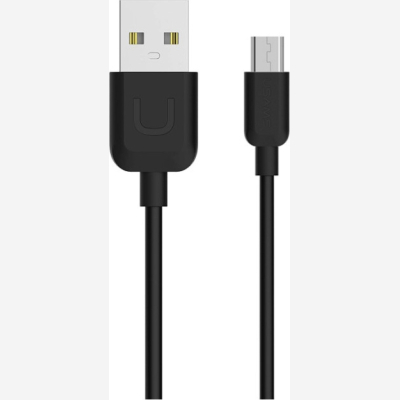 USAMS Καλώδιο USB σε Micro USB US-SJ098 U-Turn, 1m, μαύρο - MICUSBXD01