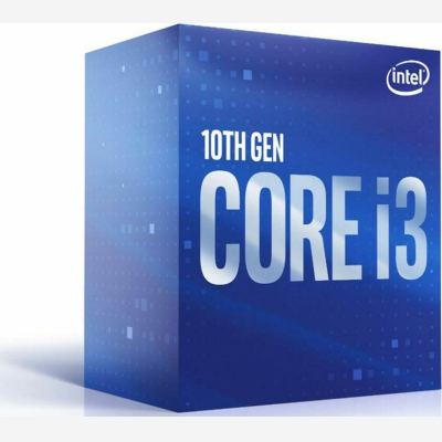 INTEL CPU CORE i3 10100F, 4C/8T, 3.60GHz, CACHE 6MB, SOCKET LGA1200 10th GEN, BOX, 3YW