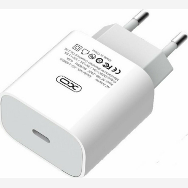 XO Φορτιστής Χωρίς Καλώδιο με Θύρα USB-C 18W Power Delivery Λευκός (L40)