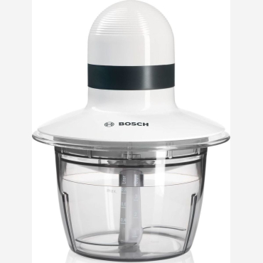Bosch MMR08A1 Πολυκόπτης 400 watt,μπώλ 800 ml,ανοξείδωτο μαχαίρι,δίσκο για ασπράδια αυγών,κρέμας