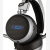 NOD JarHead Gaming headset με retractable μικρόφωνο, σε gunmetal grey χρώμα και μπλε LED φωτισμό