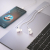 Hoco M1 Pro Type C Λευκό HandsFree Earphones Stereo με Πλήκτρο Λειτουργίας, 1.2μ, Retail Box